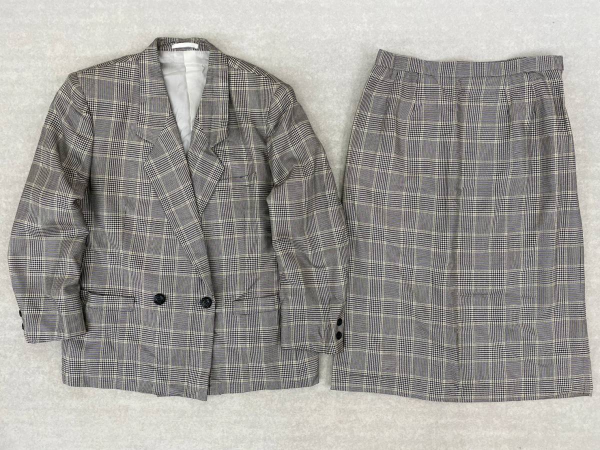 シルバーグレー サイズ バーバリーズ【L】セットアップ ベストスカート