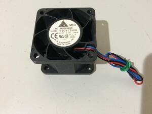 中古品 DELTA ELECTRONICS FFB0412VHN DC12V 0.24A 4cm 破損あり 現状品