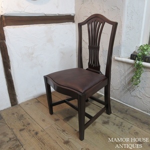 イギリス アンティーク 家具 ダイニングチェア 椅子 イス 店舗什器 カフェ 木製 英国 DININGCHAIR 4997d