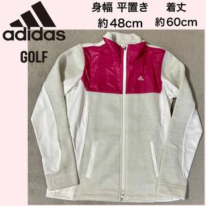 adidas golf 長袖ニットブルゾン