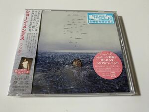 新品未開封　通常盤日本盤　Shawn Mendes Wonder ショーン・メンデス CD ワンダー　フォトカード　特典封入　定価2750円　送料無料