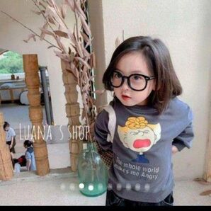 新品☆おとこの子*おんなの子*くすみカラー*サリー*トレーナー♪
