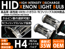 eKスペース B21A(ハロゲン車) ヘッドライトH4 HIDバルブ 35W TC Philips OEM品 6000K 交換用 スペアバーナー_画像1