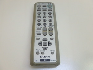 SONY TV リモコン　RM-W152　完動品　電池液漏れ等もなし 中古品です 香川より