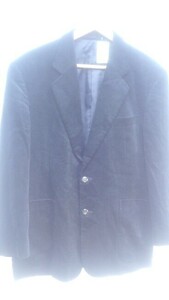 VARENTINO GARAVANI　SPORTS テーラードジャケット 長袖 ポケットあり　キュプラ　NO.0030 46 ブラック ユニセックス 1201000036085