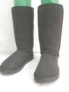 ■ UGG アグ ショートブーツ ムートン　5815 22cm ブラック レディース 1203000024048