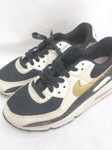 NIKE　ナイキ スニーカー AIRMAX90　DB9578-001　エア抜けあり　ソール剥がれ　汚れ有り 24ｃｍ ブラック レディース 1203000007157