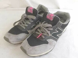 New Balance ニューバランス ローカットスニーカー WR996UZ ゼブラ柄　アニマル　スエード 24.5ｃｍ ブラック レディース 1207000008565