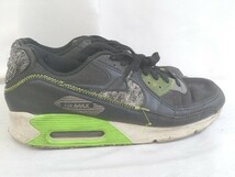 nike ナイキ ローカットスニーカー DD0383-001 AIRMAX90 汚れ有り 27.5cm グリーン ブラック メンズ 1207000003188_画像3