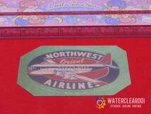 □■28011-HS■□[RETROVINTAGE-STICKER＊AIRLINE] NORTHWEST AIRLINES_画像1