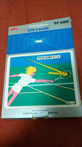 PC-6001「テニス」 箱説付き ROM 日本電気 pc6001