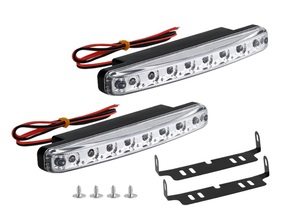 LED 汎用デイライト 路肩灯 車幅灯 サイドマーカー 12V ホワイト 2本