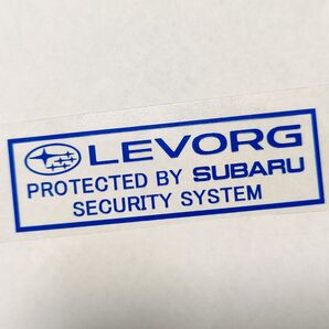 スバル レヴォーグ セキュリティステッカー ブルー 2枚 USDM STI