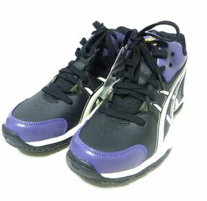 【アパレル】☆未使用品☆ タグ付き☆ asics アシックス バッシュ 24.5㎝ レイカーズカラー 08 バスケットボール シューズ レディース