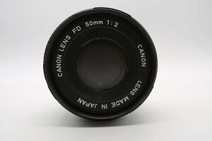 CANON キャノン レンズ FD 50mm 1:2 現状品☆部品取り★H1210462