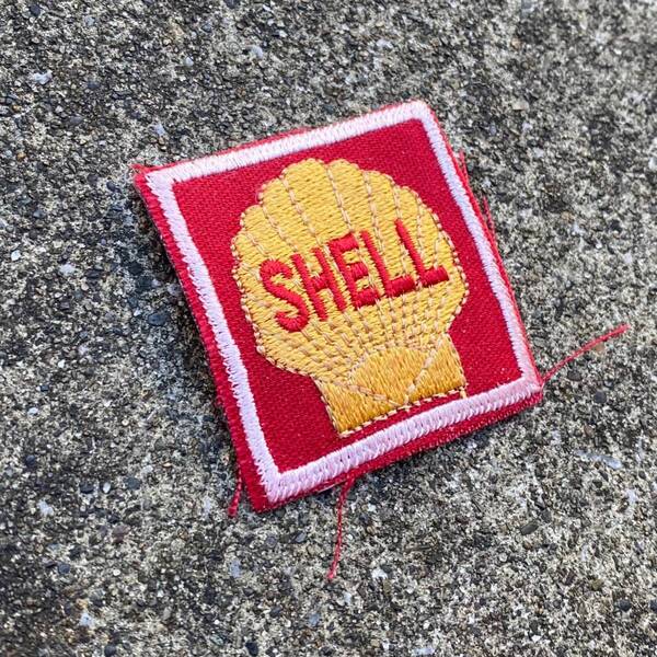 激レア ビンテージ SHELL シェル 石油 ワッペン ハーレー ナックル アメ車 hot rod バラクーダ カマロ マスタング エルカミーノ フォード