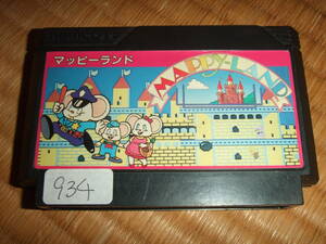 マッピーランド ファミコン FC NES 934 MAPPY LAND