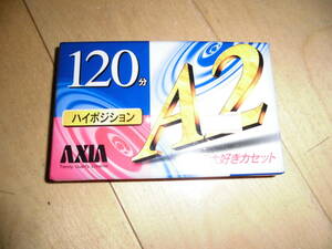 未使用//カッセットテープ//ハイポジション 120分//AXIA A2