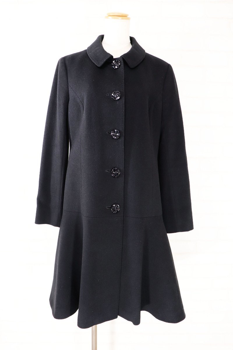 紺×赤 新品 トッカ コート ロングコート サイズ0 6629