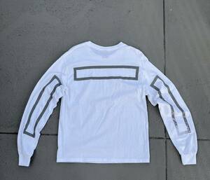 zeptepi ゼプテピ　LS TEE / TWENTY THREE ホワイト　長袖Tシャツ Tee ロンT