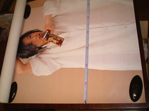  Nakamori Akina * rare large poster * Meiji chocolate superior article 