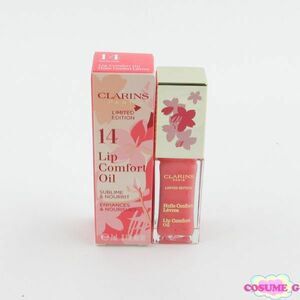  Clarins comfort lip oil #14 remainder amount many V718