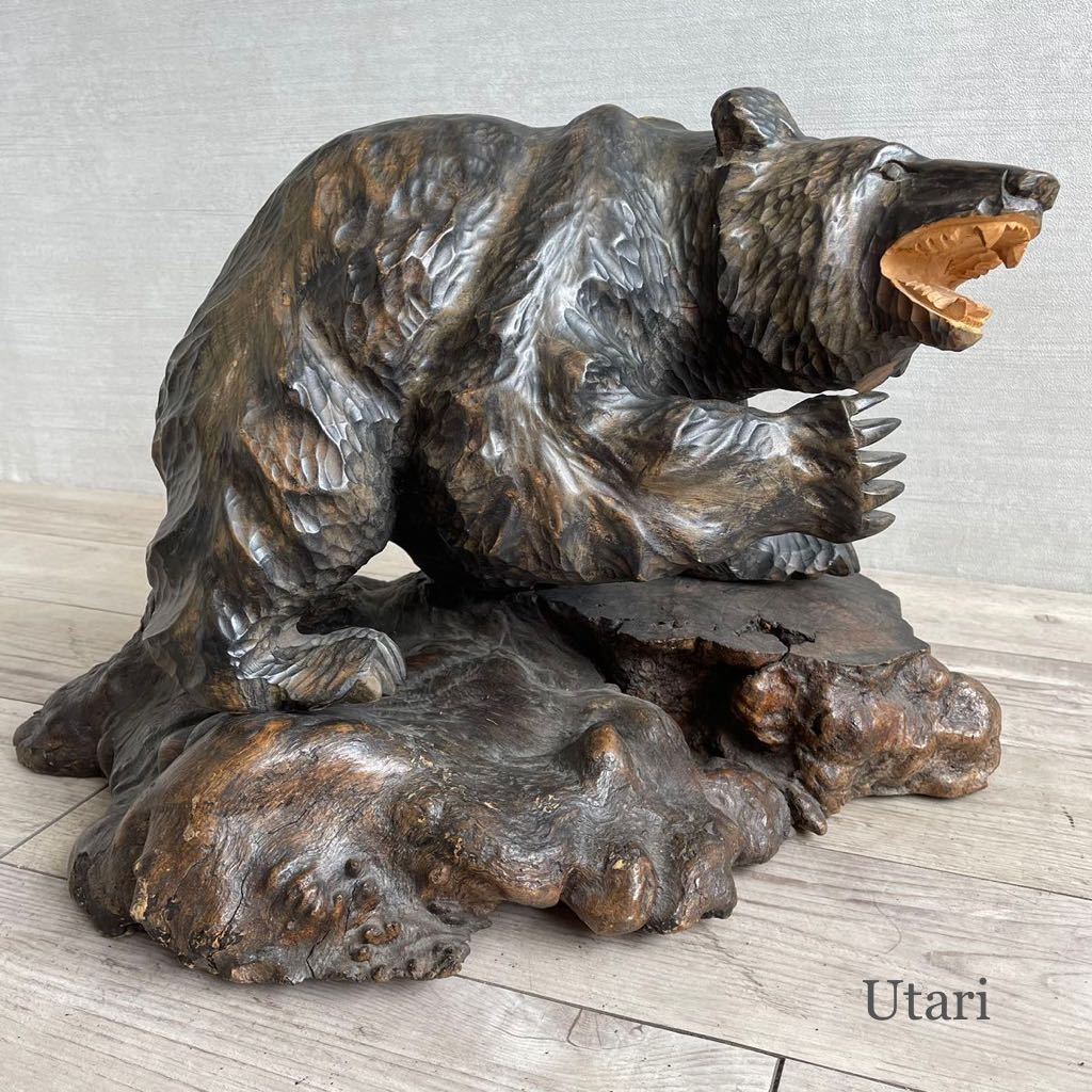2023年最新】Yahoo!オークション -北海道 熊(彫刻、オブジェ)の中古品