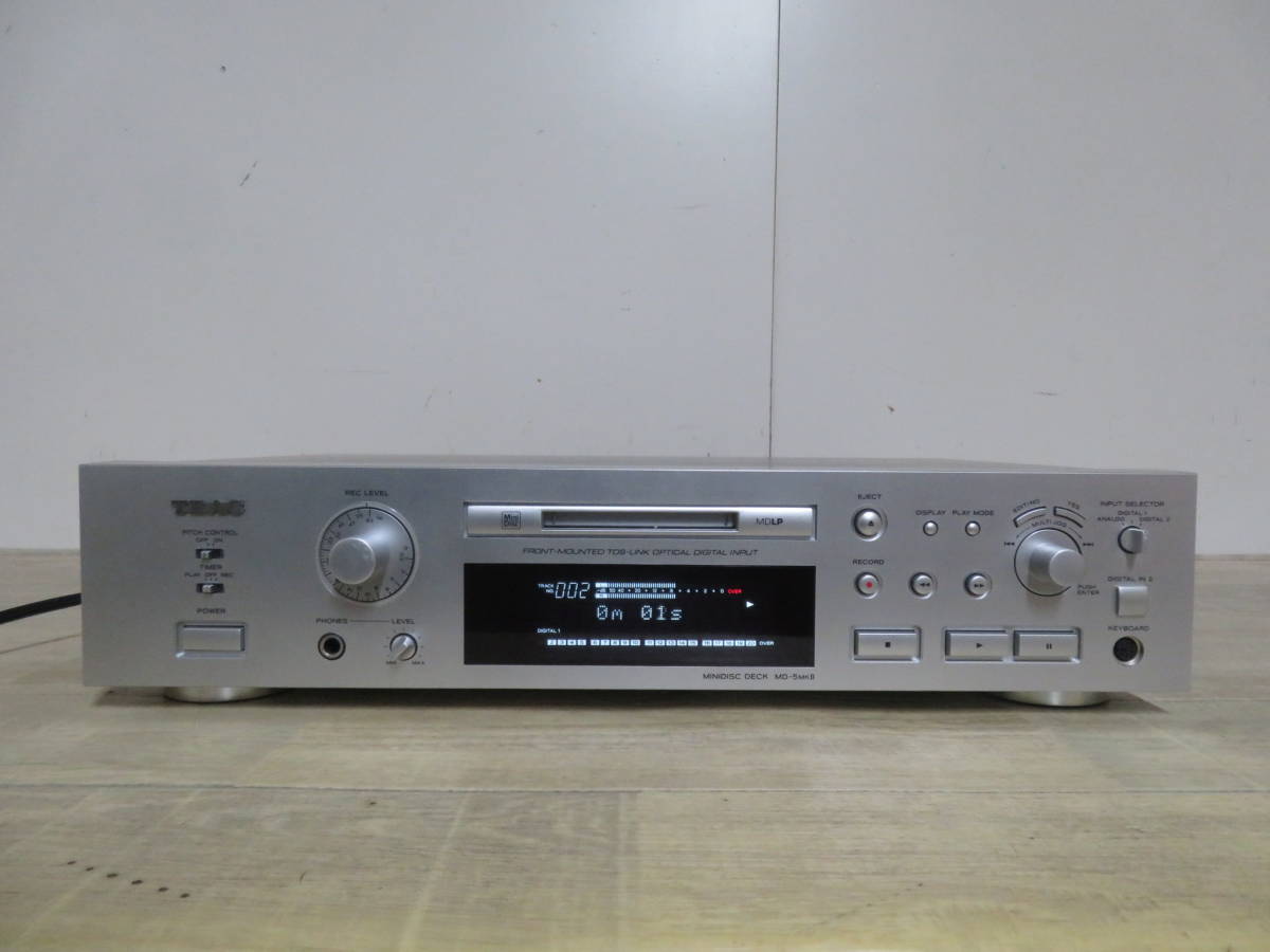 TEAC MDデッキ MD-5MK2-S(品) | dpigroup.org