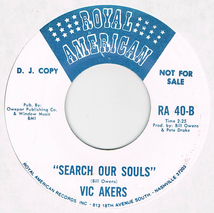 ●VIC AKERS / PUT IT OFF UNTIL TOMORROW / SEARCH OUR SOULS [US 45 ORIGINAL シングル PROMO ソウル 試聴]_画像2