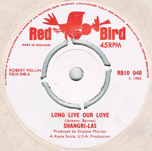 ●SHANGRI-LAS / LONG LIVE OUR LOVE [UK 45 ORIGINAL 7inch シングル 試聴]