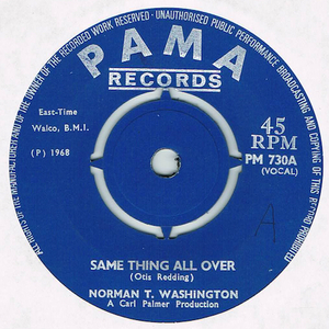 ●NORMAN T. WASHINGTON / SAME THING ALL OVER [UK 45 ORIGINAL 7inch シングル REGGAE SOUL 試聴]