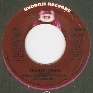 ●BROTHERHOOD FEATURING SALOME BEY / THE REAL THING [US 45 ORIGINAL 7inch シングル 試聴]