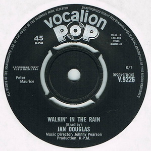 ●JAN DOUGLAS / WALKIN' IN THE RAIN [UK 45 ORIGINAL 7inch シングル 試聴]