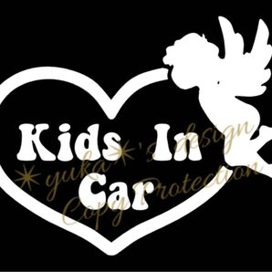 Kids In Car キッズインカー ☆ 天使のかわいいステッカー