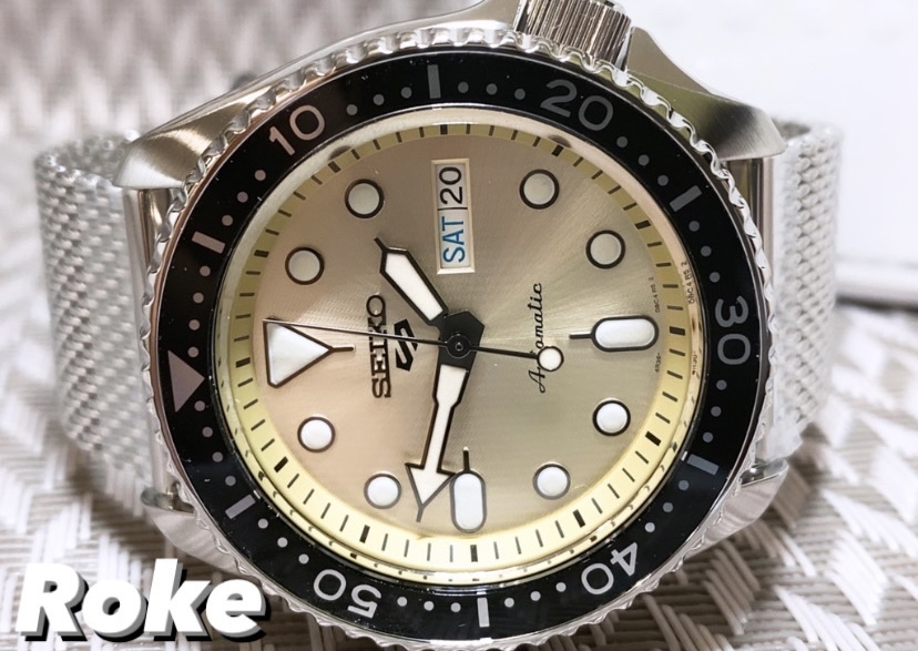 安価 SEIKO５ 機械式 腕時計 未使用品 自動巻き 稼働品 ベルト無 