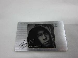 [ telephone card ] [ higashi ..] Japan contact lens 50 times 