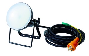 訳あり　LED投光器 20Wランプ　VCT0.75/３芯/10m電線　 ポッキンプラグ付　　投光器　 明るい　一般照明　工事用照明　室内＆屋外用