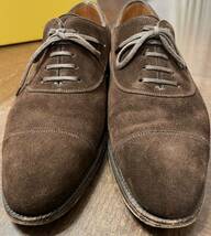 John Lobb STAFFORD Last7000 61/2D ダークブラウン　スェード_画像2