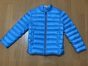  beautiful goods *Fay junior down jacket thin Italy high class child clothes blue *7 -years old 8 -years old 120 130