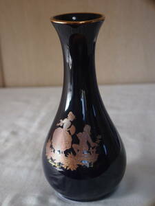 古い未使用花瓶：リモージュ陶器（フランス製）