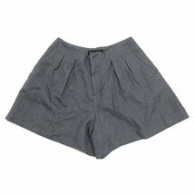 WW★未使用 ユナイテッドアローズ/UNITED ARROWS GLR 定価1.1万 タック入り ハーフパンツ キュロット【38】灰色グレーLADIES/127■_画像1