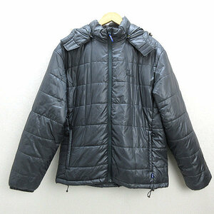 ☆☆ ペンフィールド/PenField フード付き 中綿リバーシブルジャケット【LL】灰色グレーMENS/90【中古】■