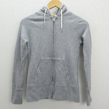 X★ トラディショナル ウェザーウェア/traditional weather wear SHIRT フルジップパーカ【S】灰色グレーLADIES/64【中古】■_画像1