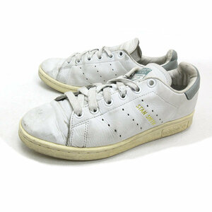 Z■【22.5cm】アディダス/ADIDASスタンスミス レザースニーカー■白LADIES/INDIA製/109【中古】■