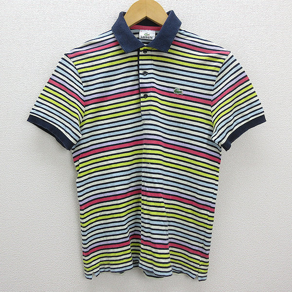 LACOSTE 長袖ポロシャツ フランス製 ラコステ 2 フレラコ 片野英児