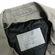 X★定価4.3万 美品 ニューヨーカー/NEWYORKER ACTIVE 11-38-2302 コンバーチブルコート【M】MENS/159【中古】■_画像4