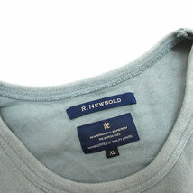 ◆ アールニューボールド/R.NEWBOLD 長袖Tシャツ カットソー ◆ 緑【メンズXL】MENS/25【中古】■_画像3