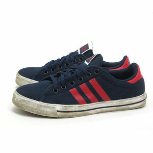 X★17SP【24.5cm】アディダス/adidas BW0743 アディコート ADICOURT スニーカー/ABCマート限定/紺MENS・レディース向き/51【中古】■