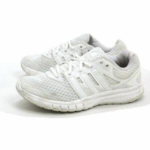 y■【22cm】アディダス/ADIDAS ランニングシューズ/スニーカー■白LADIES/KIDS197【中古】■