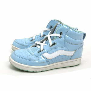 y#[22cm] Vans /VANS V2023K боковой Zip pa палатка спортивные туфли # бледно-голубой KIDS&LADIES/10[ б/у ]#